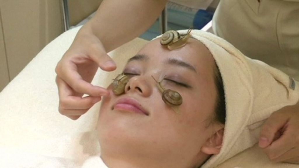 Snail facials hit the Tokyo beauty scene BBC News