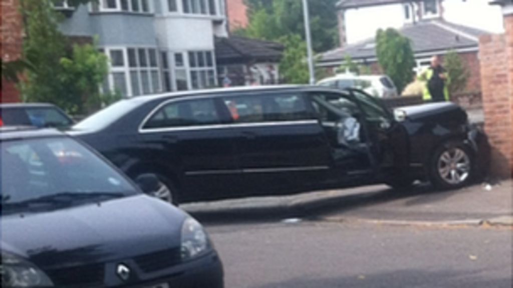 Funeral car crashes in Didsbury on the way to service BBC News