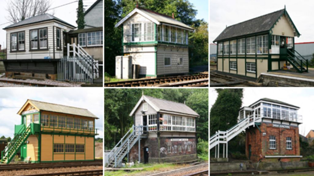 Signal boxes from across the UK