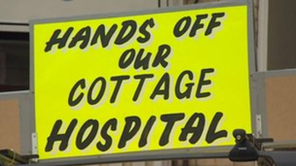 Rally Held Against Great Torrington Hospital Scheme Bbc News