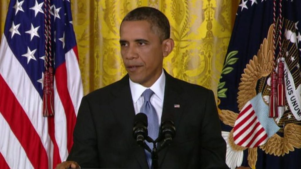 LIVE: President Obama gives White House news conference - BBC News