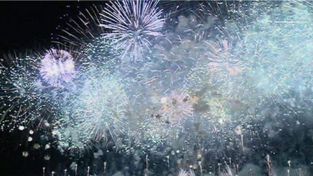 Lake Geneva fireworks display lights up city BBC News