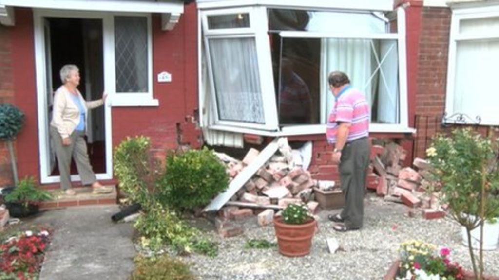 Hull house damaged as car crashes into living room BBC News