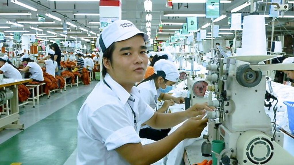 Working Lives Vietnam Textile worker BBC News