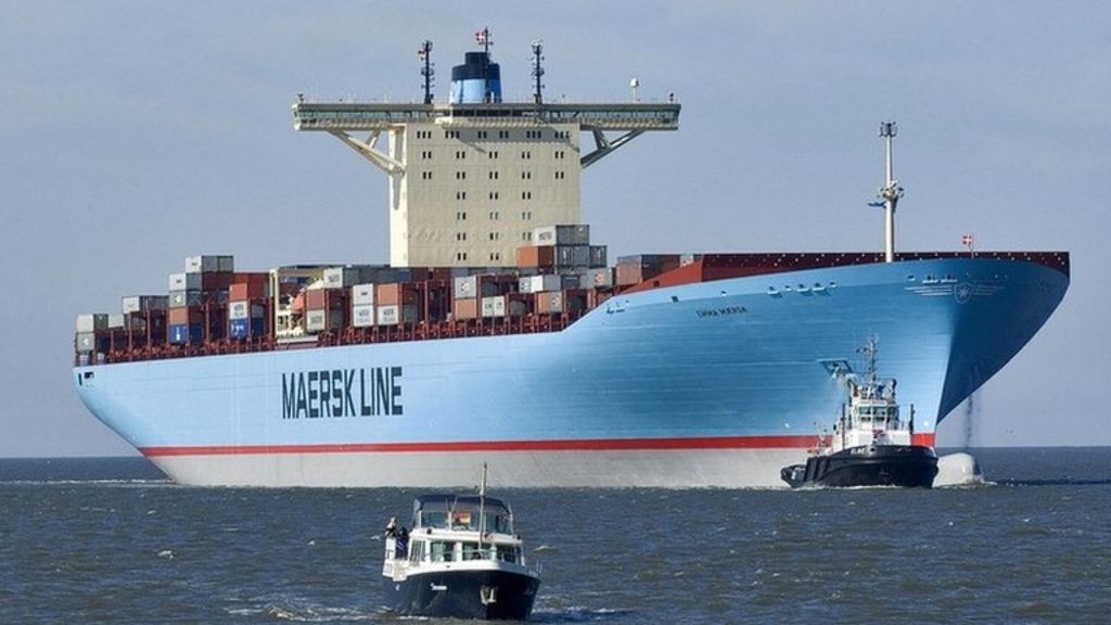 Maersk shares jump 7 on container business profits rise BBC News