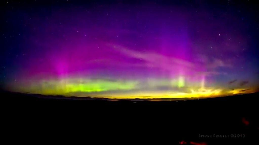 Rare sky phenomena caught on film - BBC News