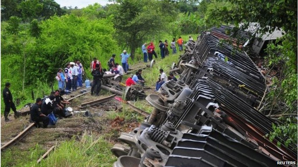 Mexico Train Crash Five Dead From La Bestia Accident Bbc News 