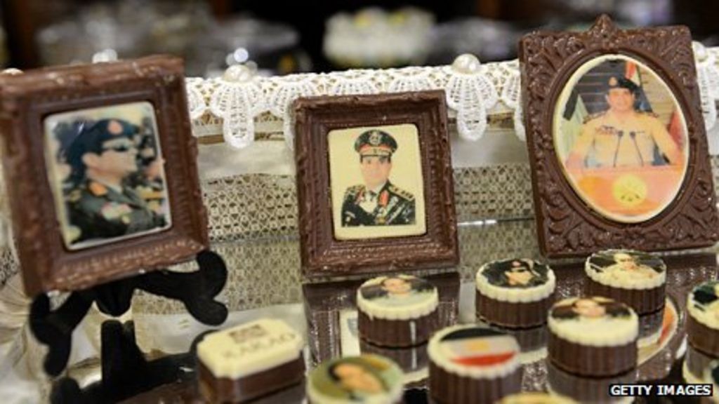 Egypt Chocolates feature military leader's image BBC News