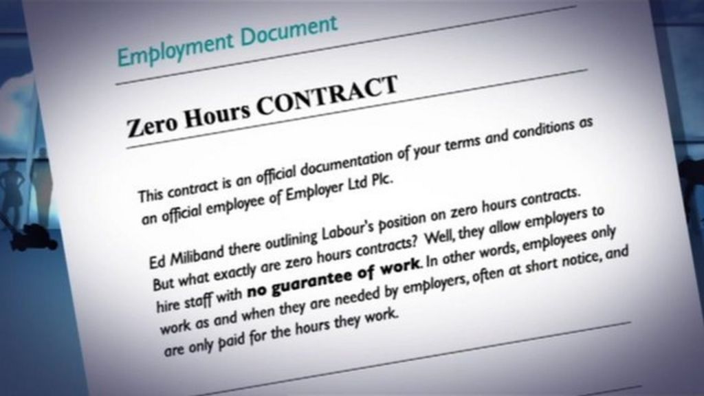Zerohours contract for workers explained by economist BBC News