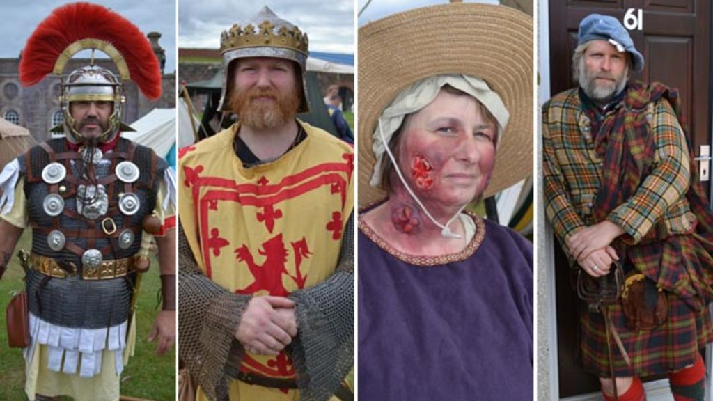 Living history: People re-creating Scotland's past - BBC News