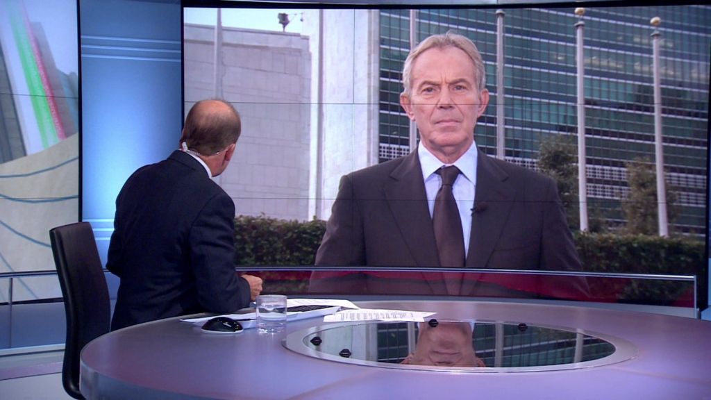 Tony Blair discusses Iran nuclear resolution - BBC News