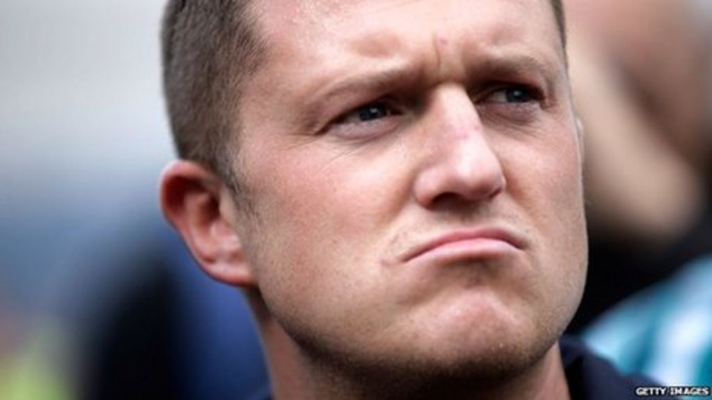 Tommy Robinson explains why he is leaving the EDL BBC News