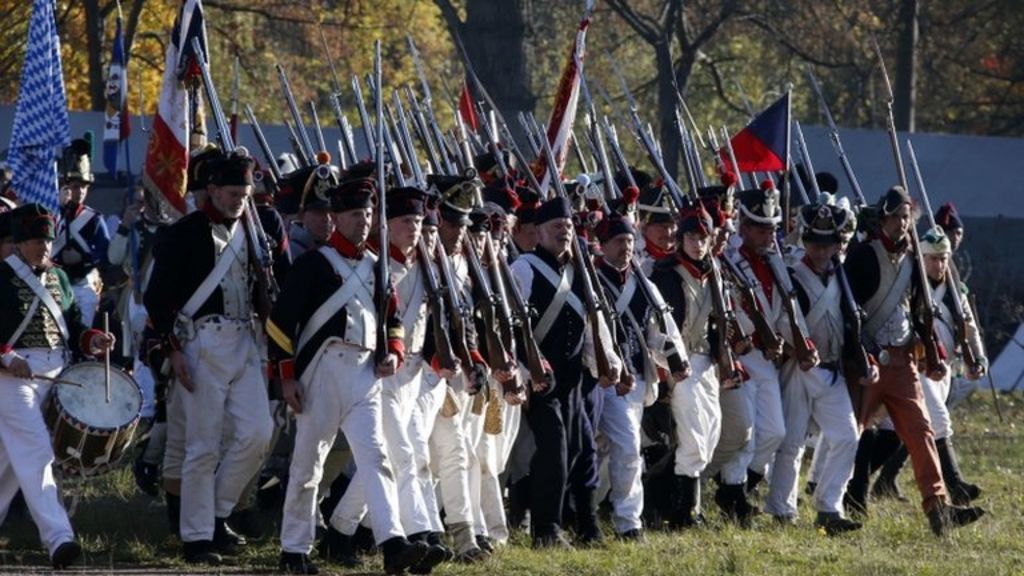 Thousands re-enact Napoleonic Battle of the Nations - BBC News