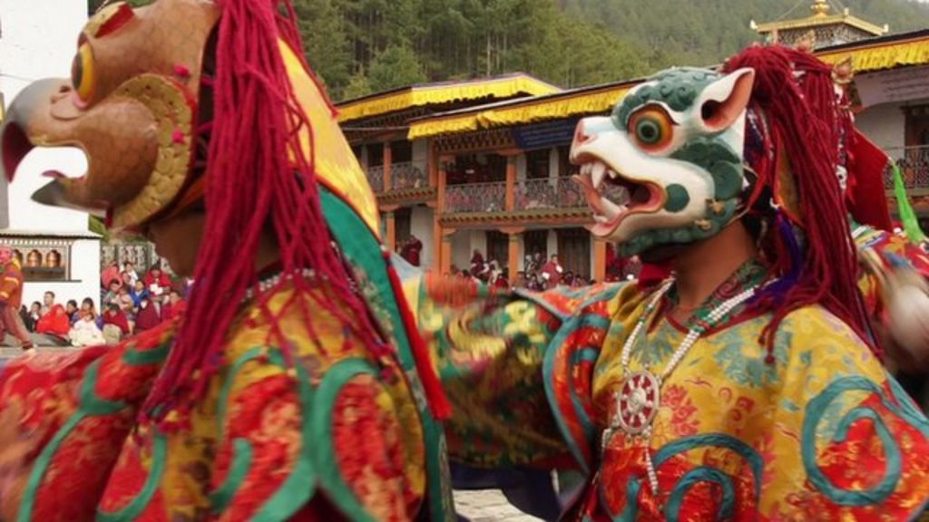 Bhutan's magical mask dances BBC News