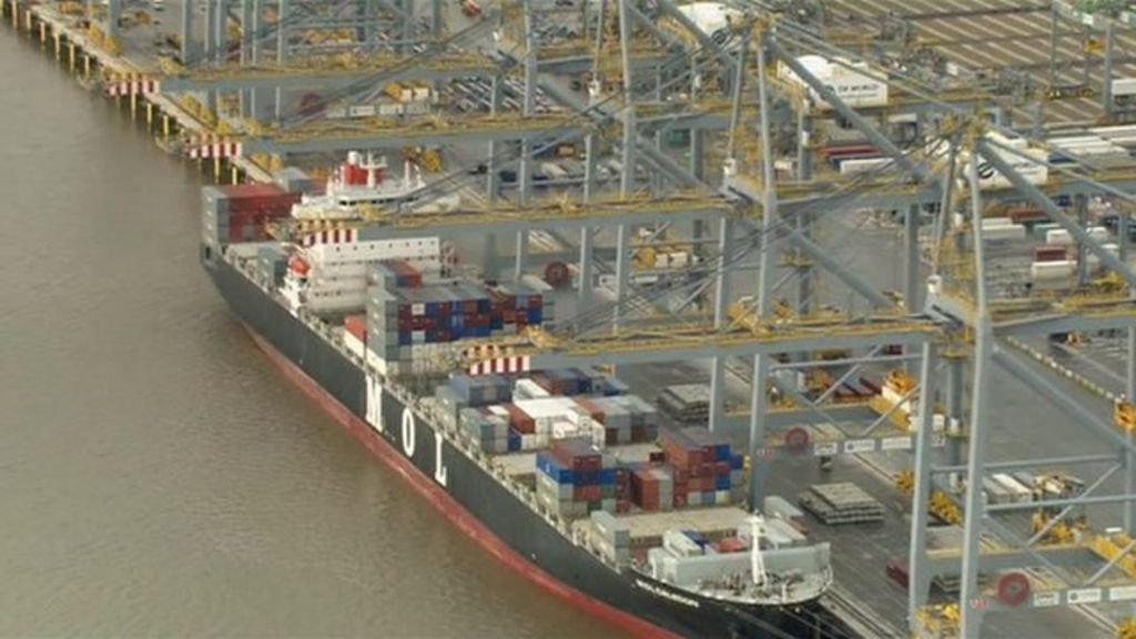 London Gateway Is New Competition For Felixstowe Port - Bbc News