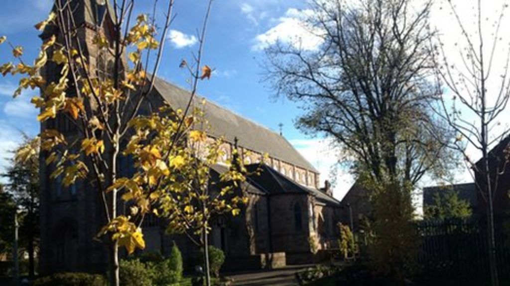 New 'peace fence' at St Matthew's Church in east Belfast BBC News