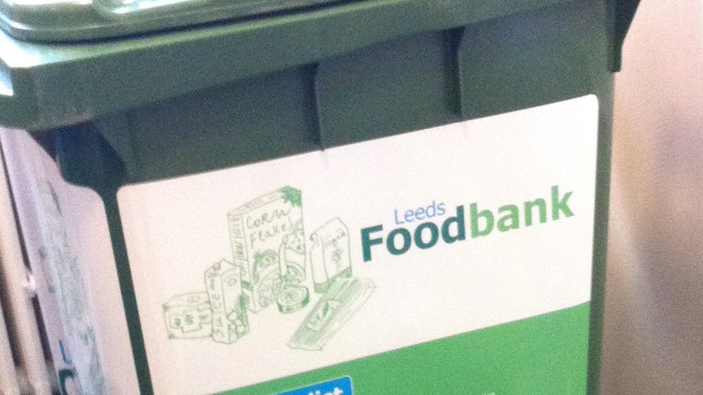 Leeds City Council installs staff foodbank bins BBC News