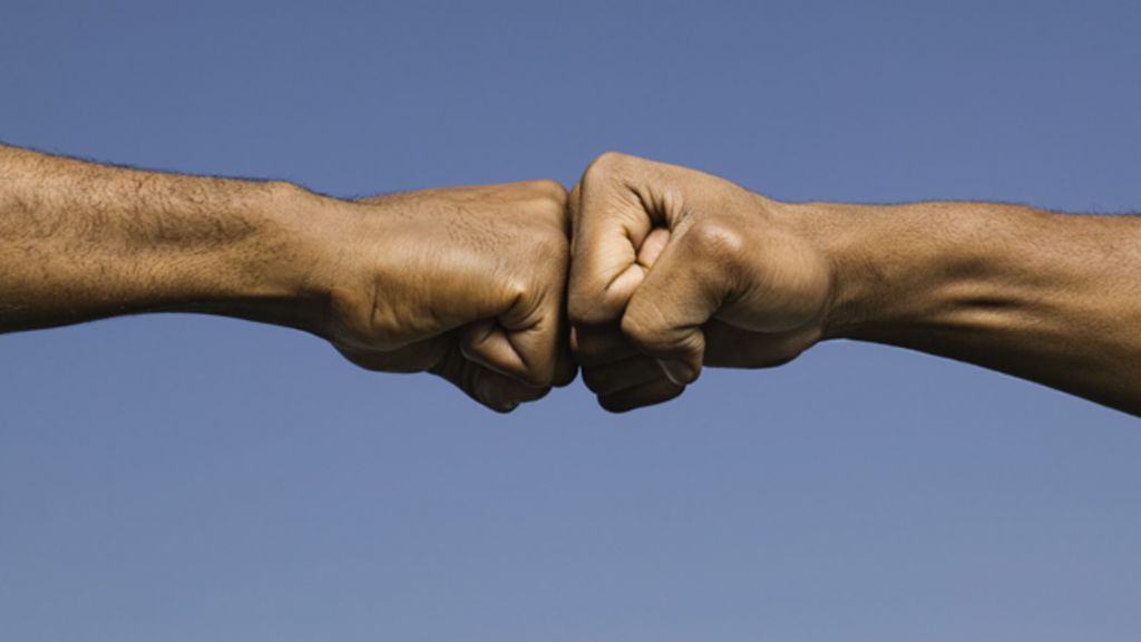 Can The Fist Bump Replace The Handshake In The Uk Bbc News 