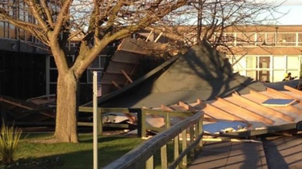 Doncaster's Hayfield School reopens after roof blows off - BBC News