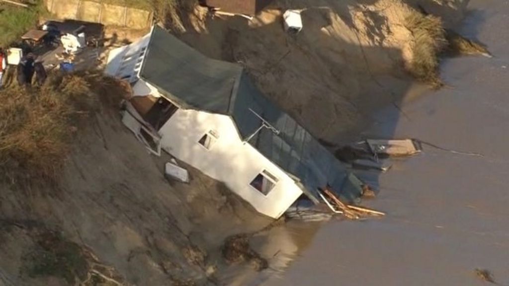 Suffolk And Norfolk Floods: Damage From The Air - BBC News