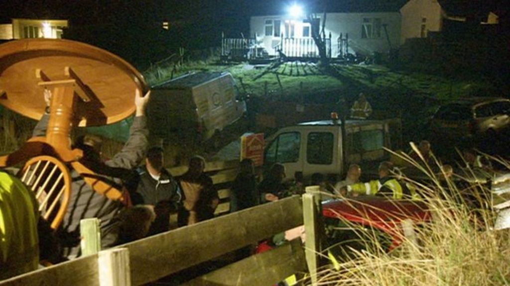 Villagers Rallied Round Help The Couple Salvage What They Could Before Their Home Was Swept Away