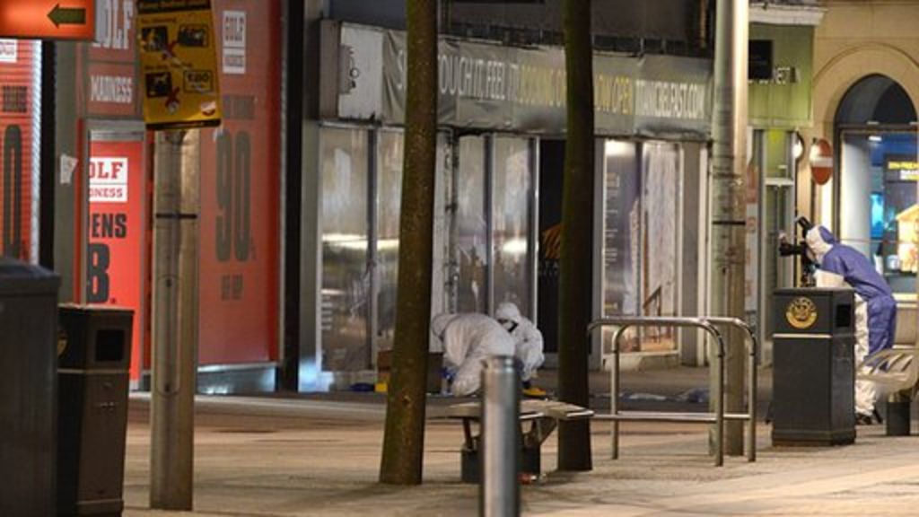 Belfast fire bomb Man burst into flames in shop BBC News
