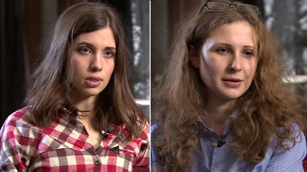 Pussy Riot Members Speak After Prison Release Bbc News 1398