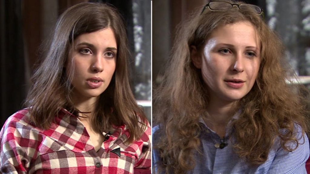 Pussy Riot Members Speak After Prison Release Bbc News 