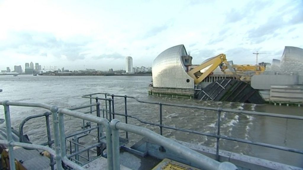 Behind the scenes of Thames Barrier BBC News