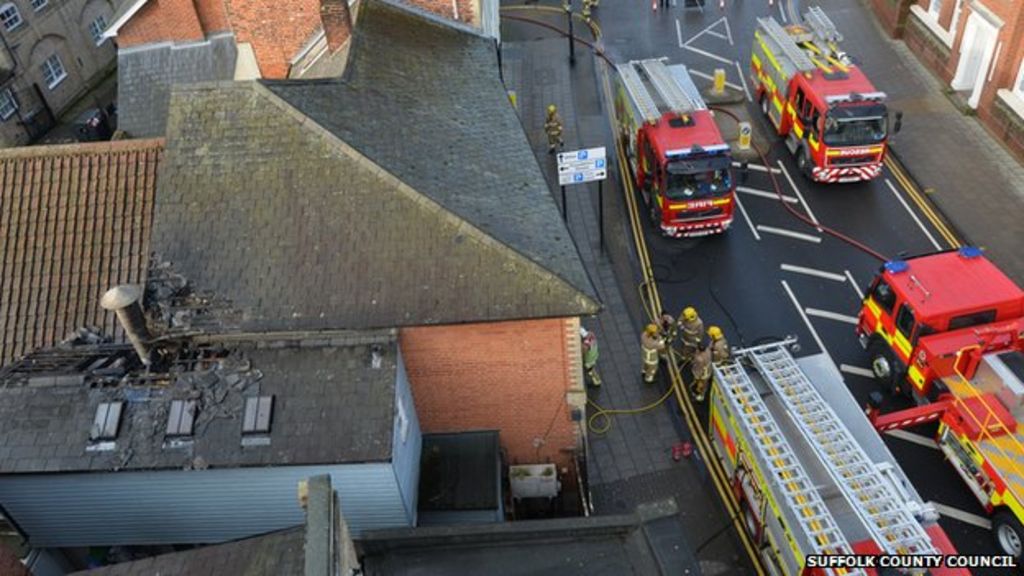 Fire damages Townhouse restaurant in Ipswich BBC News