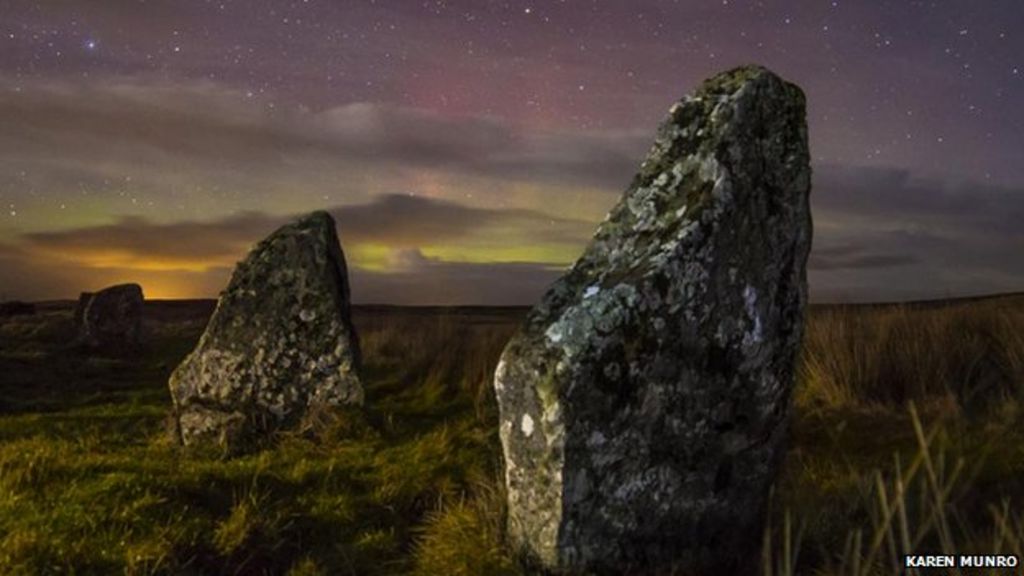 Storm raises chance of aurora borealis over Scotland BBC News