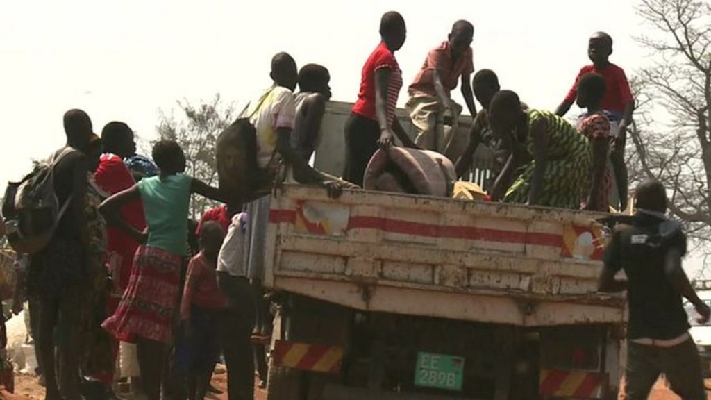 South Sudan Refugees Flee To Uganda Bbc News