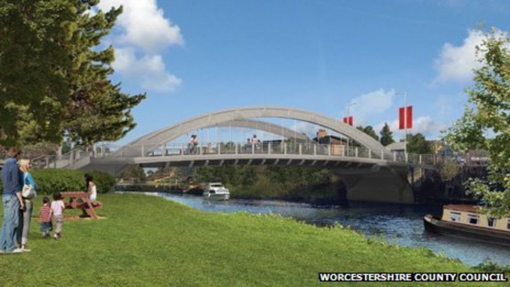 Eveshams Abbey Bridge Reopens Bbc News