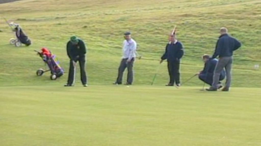 Golf club liquidation inquiry call, by AM BBC News