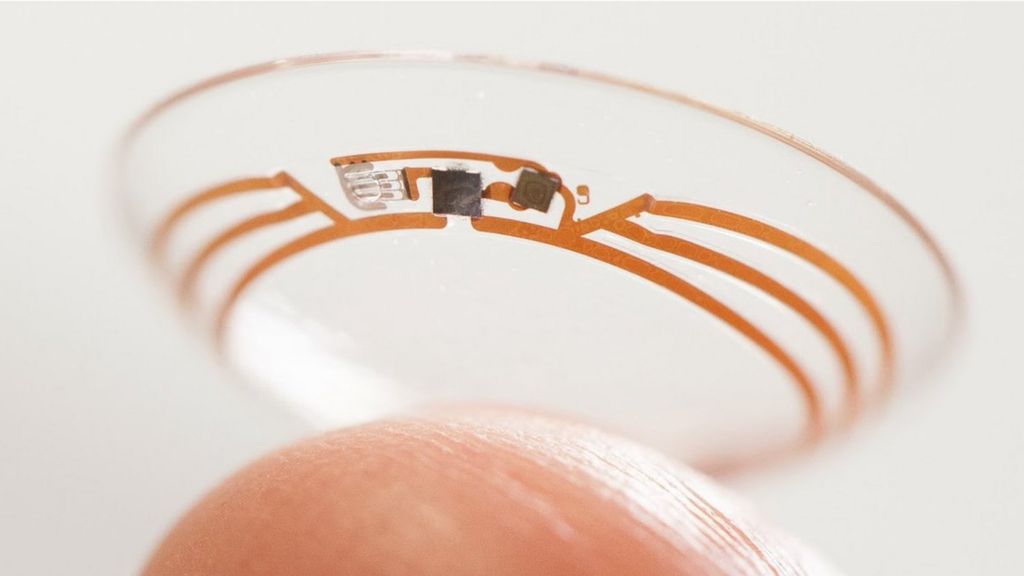 Google unveils 'smart contact lens' to measure glucose levels BBC News
