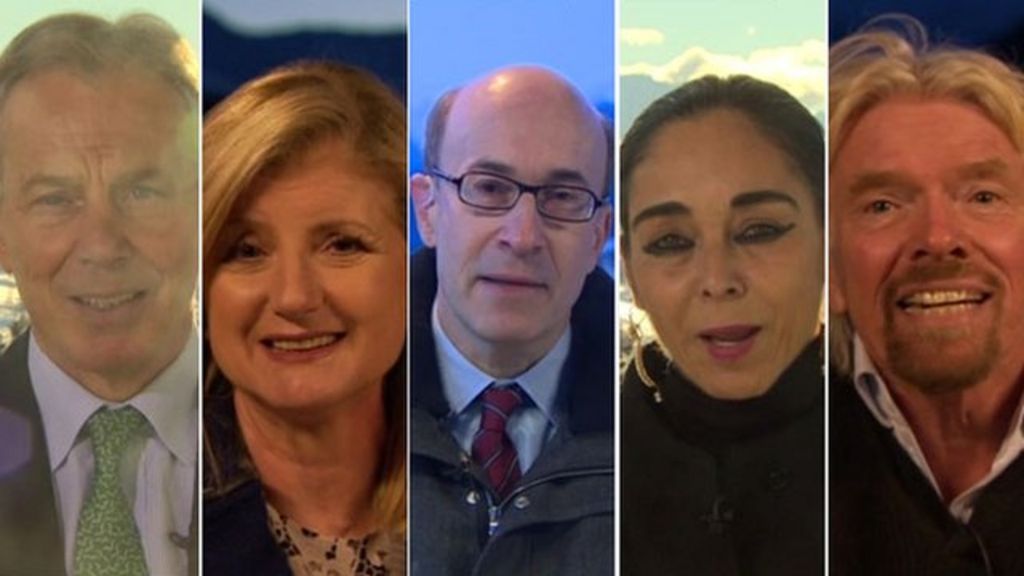 Davos World Economic Forum Views Bbc News