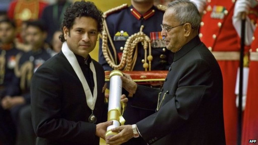 Sachin Tendulkar Receives Top India Honour Bharat Ratna Bbc News