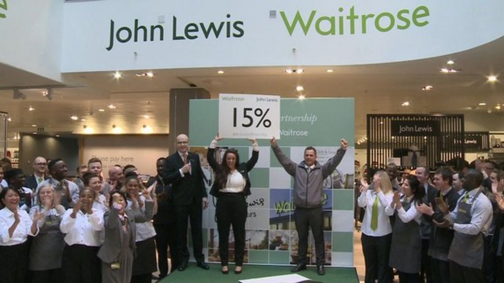 John Lewis staff get 15 annual bonus BBC News