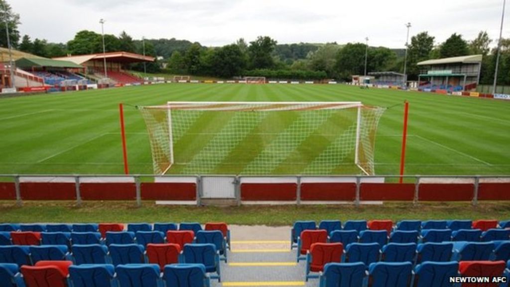 Newtown football club unveils artificial pitch plan BBC News