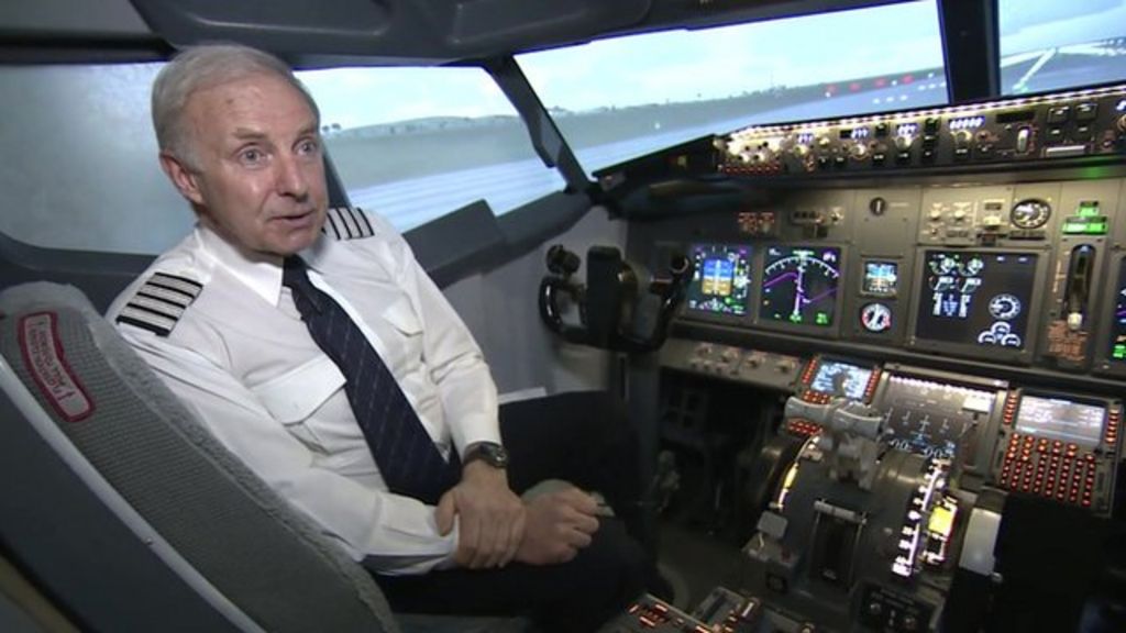 How a pilot deals with an emergency - BBC News