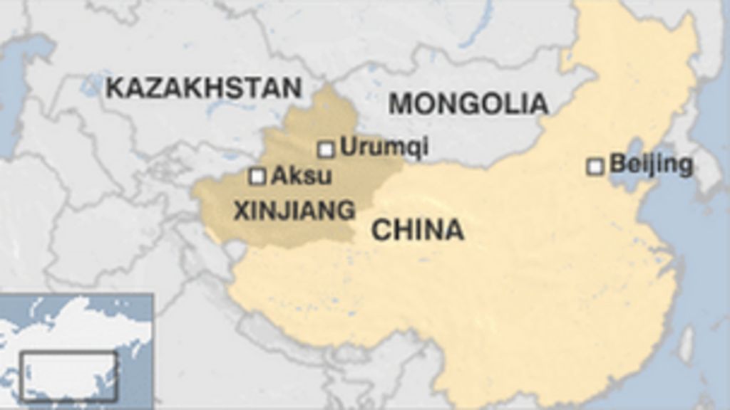 Xinjiang порт карта