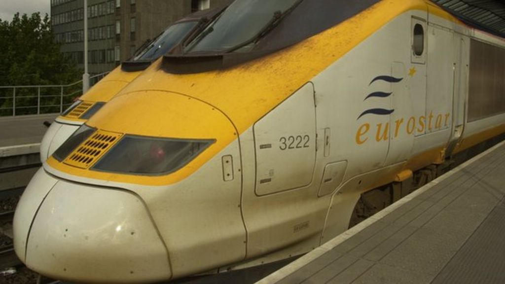 A Eurostar train