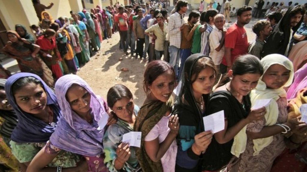 Indian media urge people to vote in huge numbers - BBC News