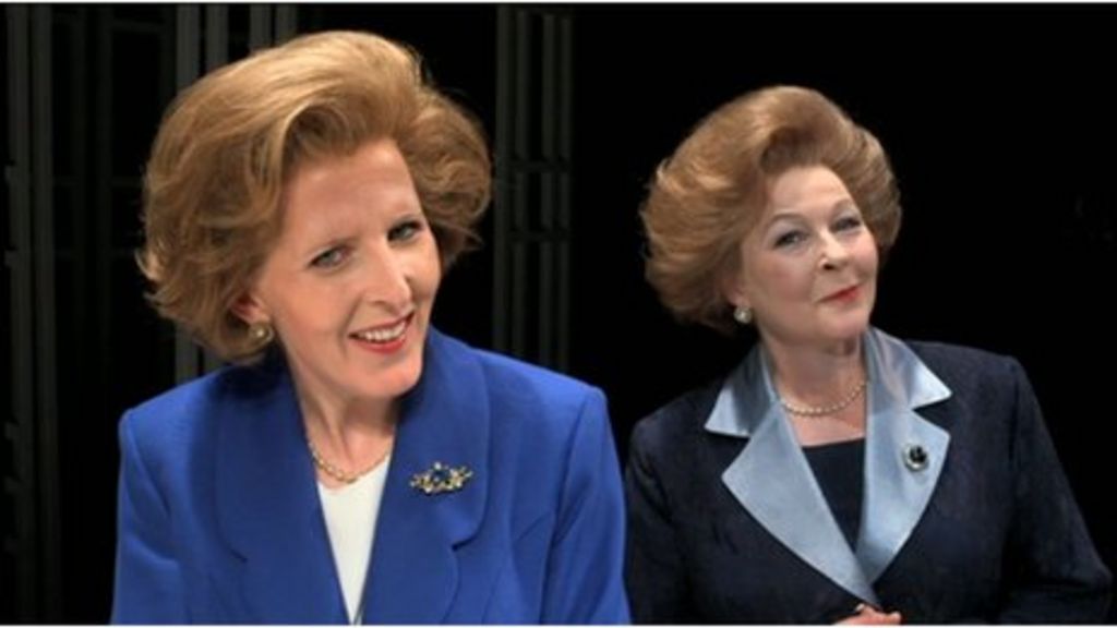 Handbagged: Thatcher and Queen on the West End stage - BBC News