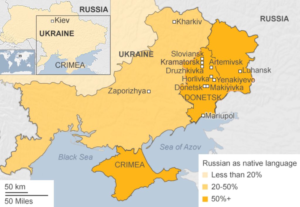 Ukraine Crisis What Is Happening Where Bbc News 2930