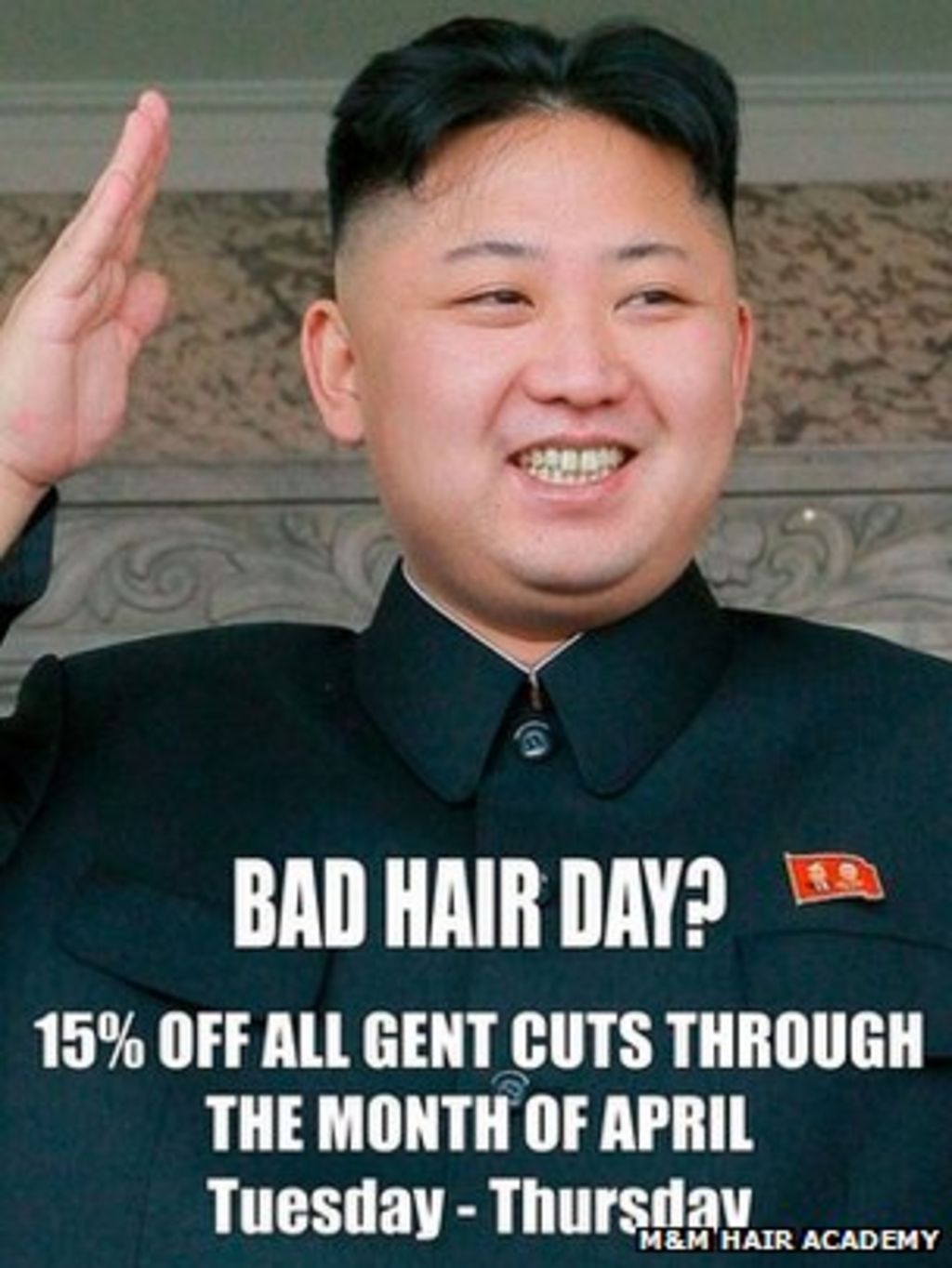 North Korean officials visit salon over Kim Jong-un 'bad hair' advert ...