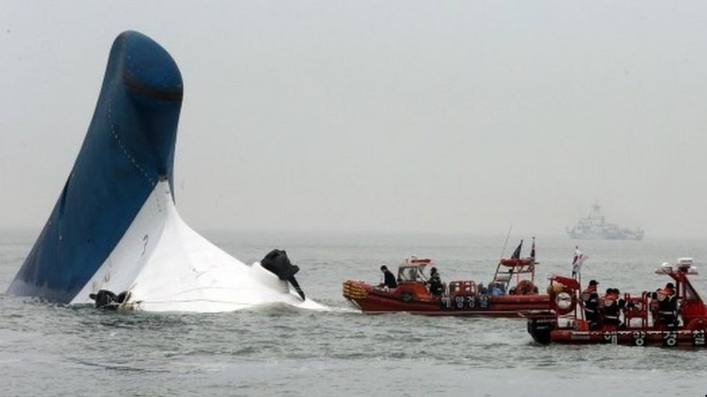 In pictures South Korea ferry sinks BBC News