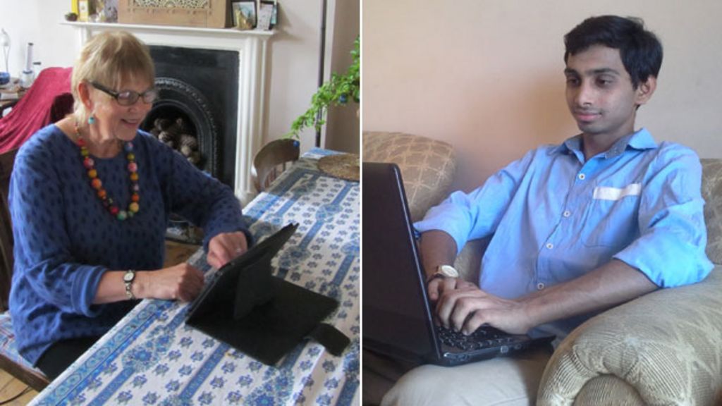 School in the cloud Children with mentors on the other side of the