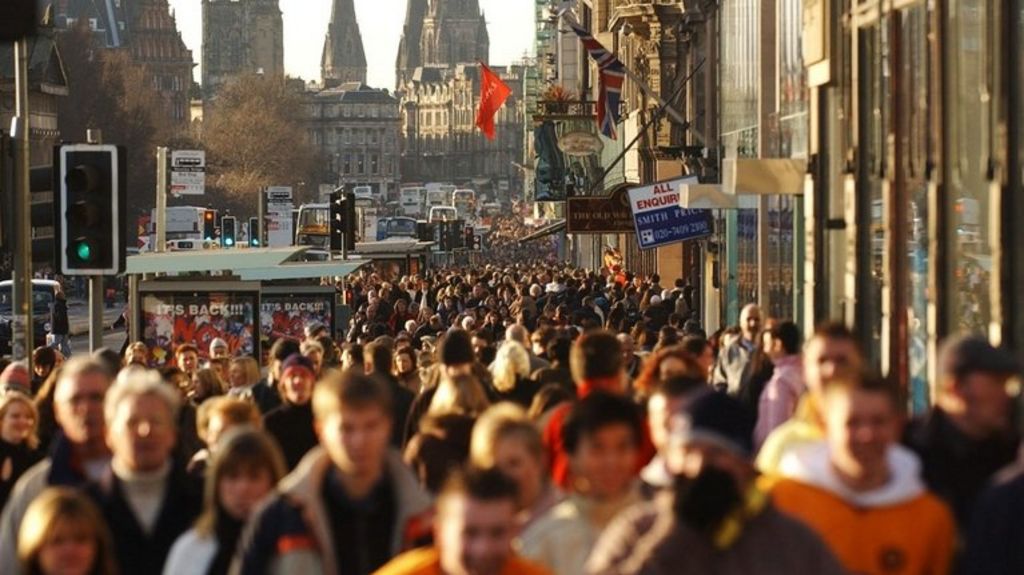 Scotland's population hits new high - BBC News