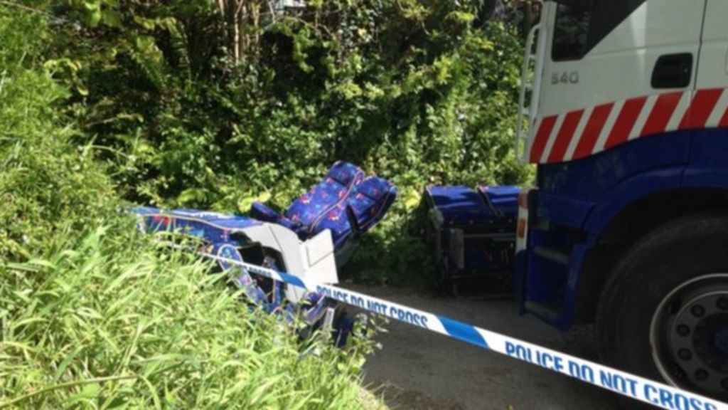 Cornwall coach crash Two people dead and 48 injured BBC News